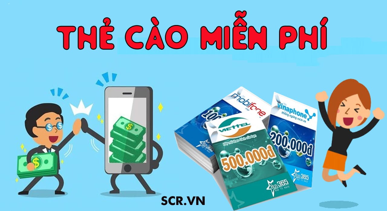 ứng dụng kiếm thẻ cào